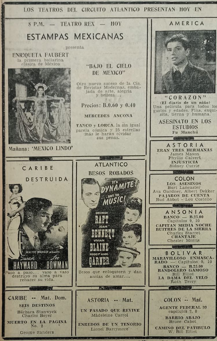 Cartelera Circuito Atlantico