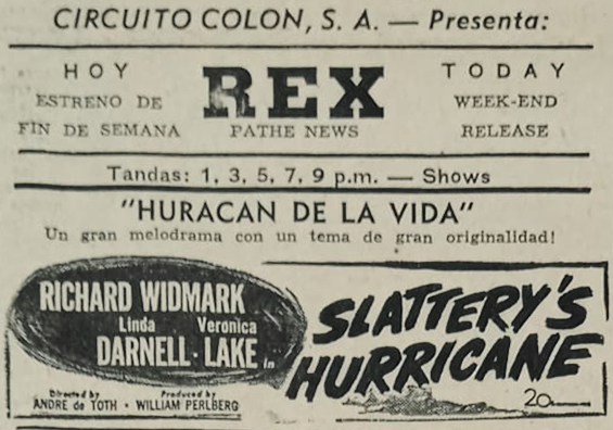 Cartelera teatro rex