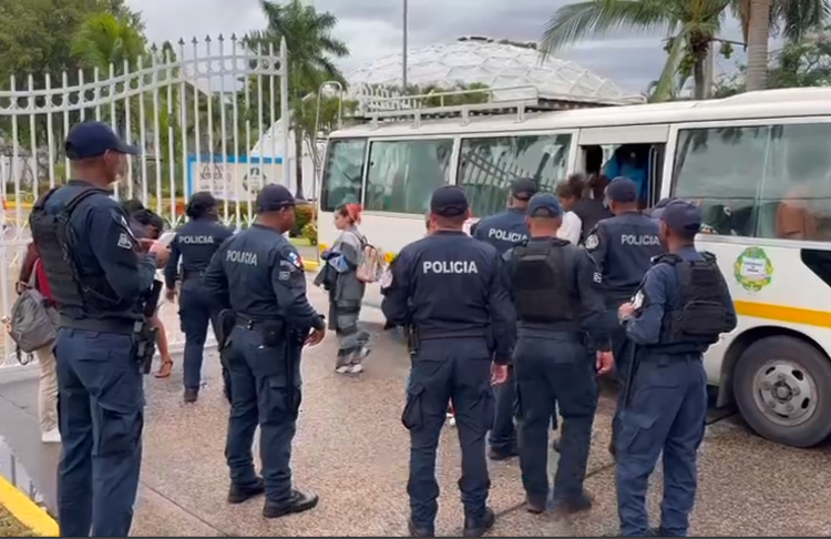 Policia en domo