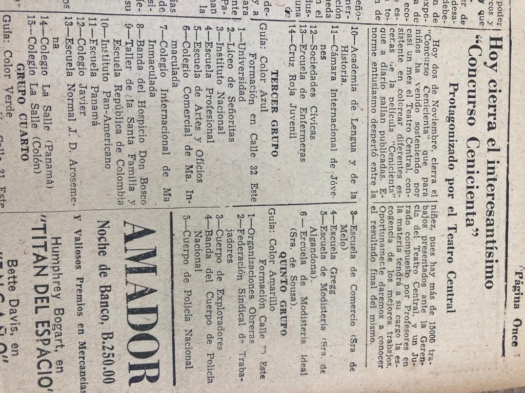 cartelera de teatro amador