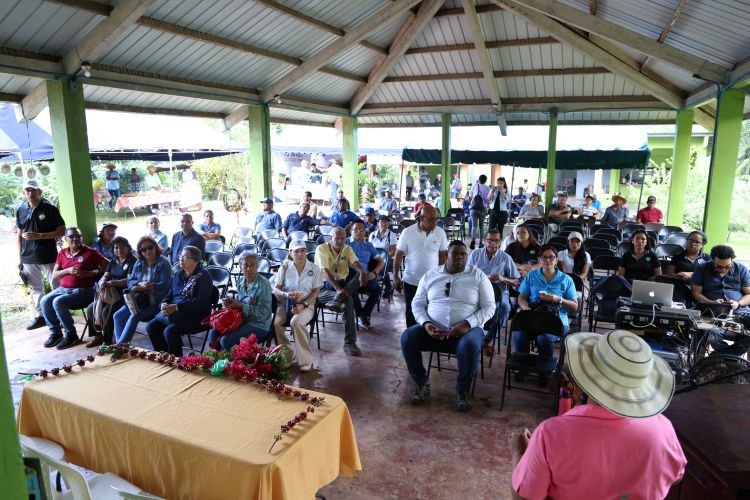 productores de café dictan charla sobre el mismo 