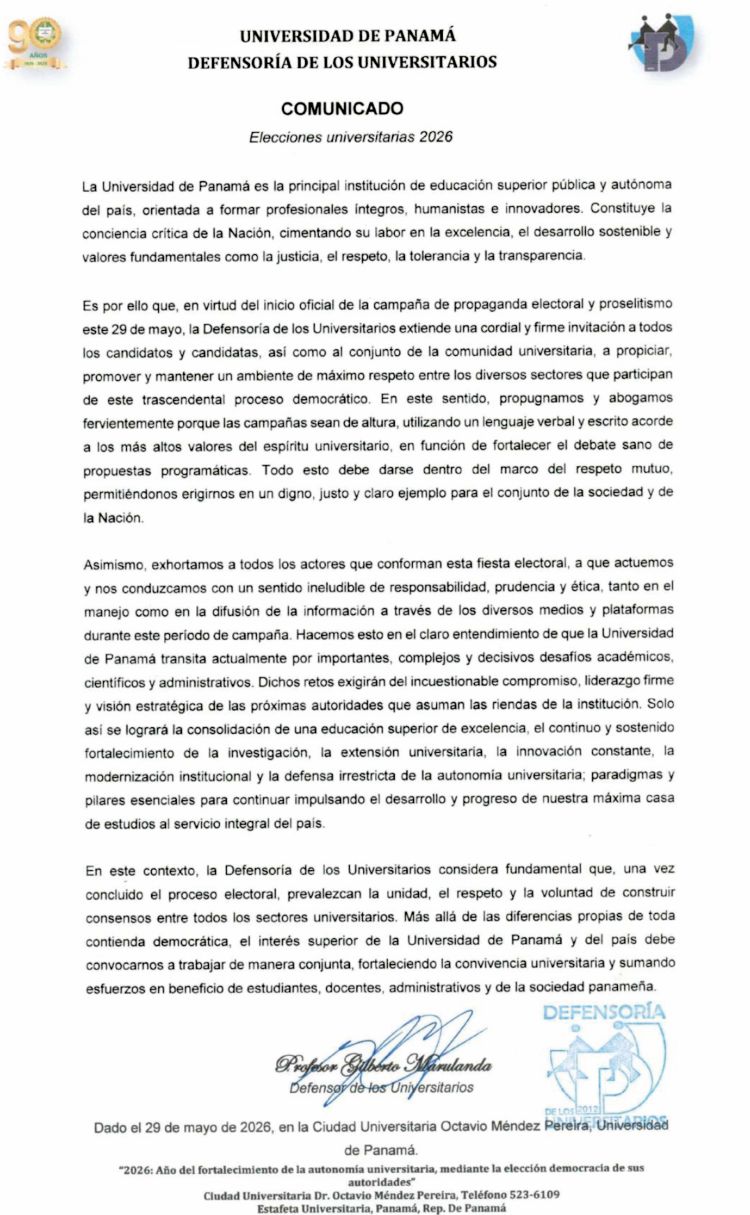 comunicado