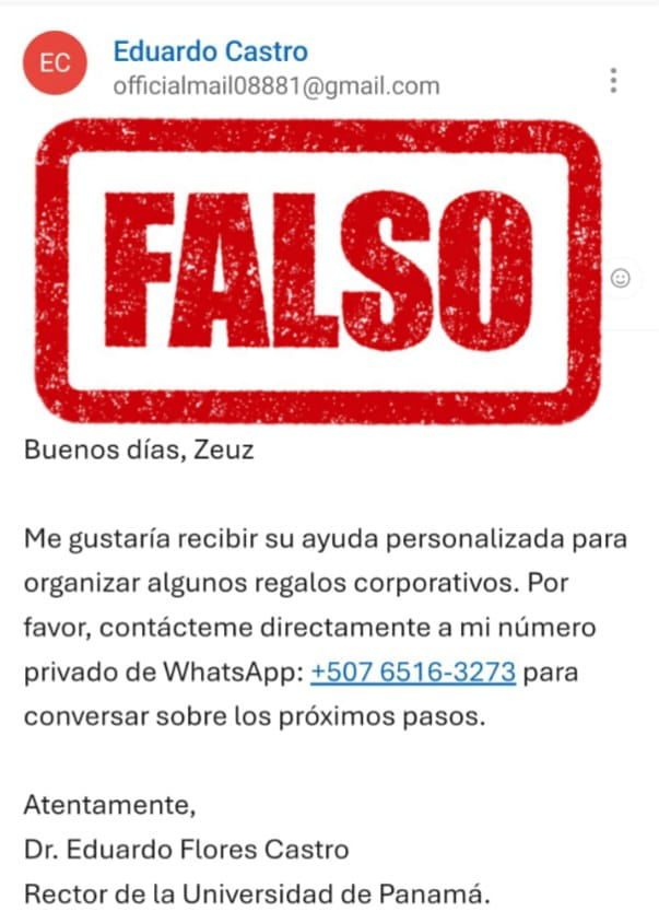 falso cumunicado