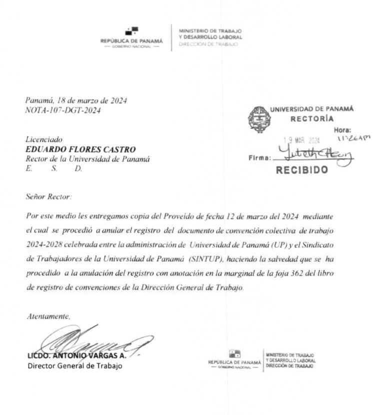 comunicado mitradel