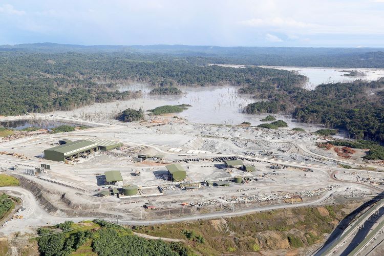aérea proyecto minero 