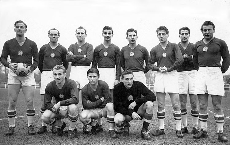 selección Hungría 1954