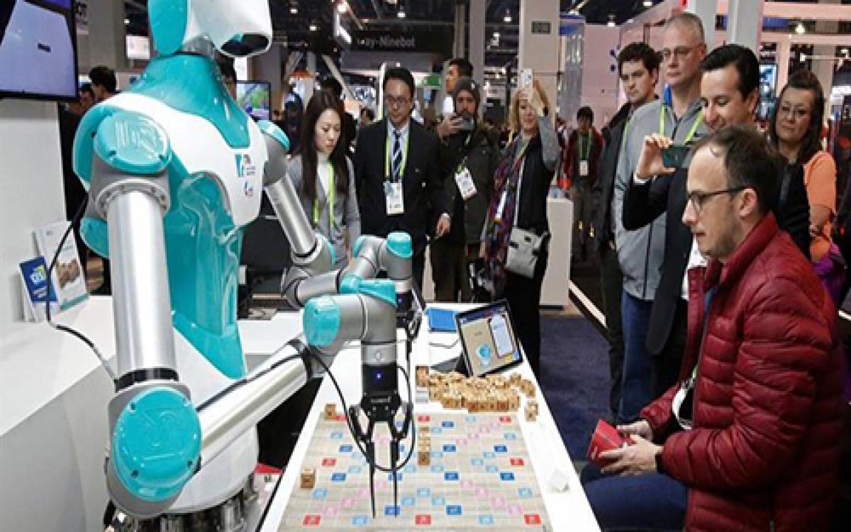 Los robots con inteligencia artificial son las estrellas de la feria Consumer Electronics Show (CES). (Agencia EFE)