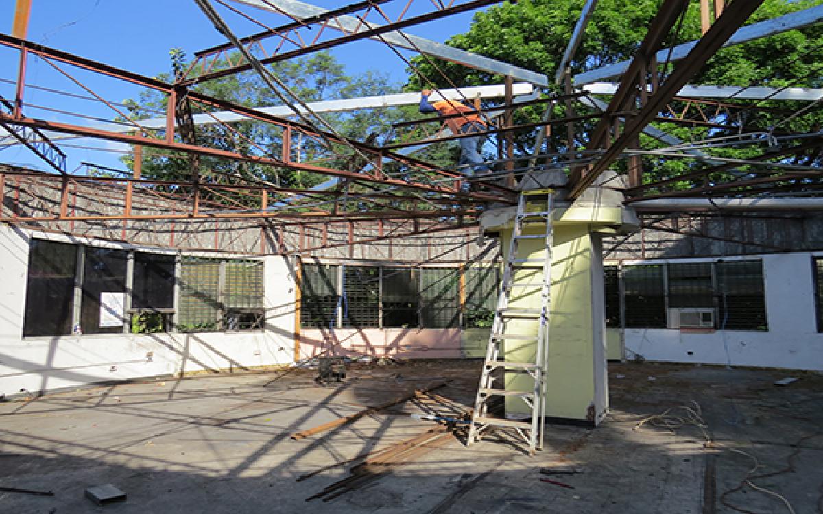 Instalación de nuevos techos 