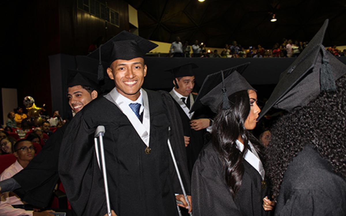 Vista de los graduandos