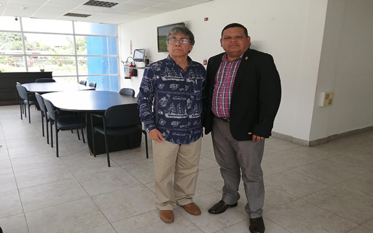 Magister Roldan Adames y Magister Rolando Mora 