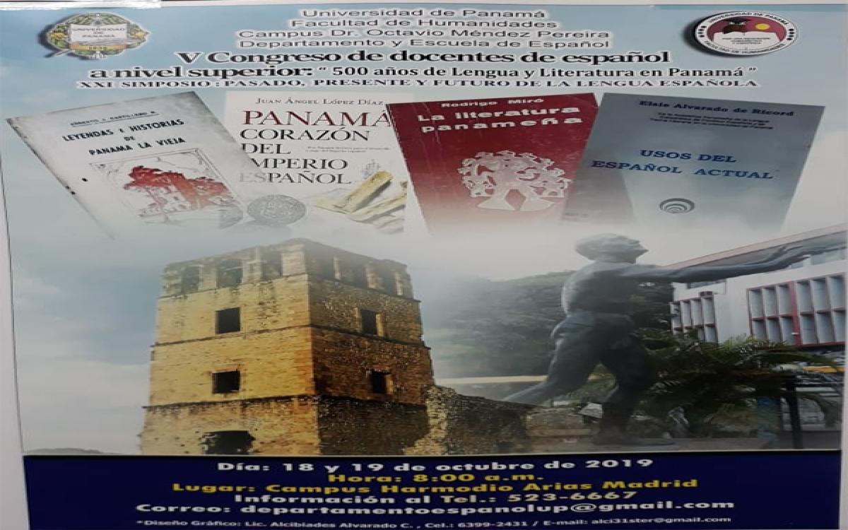 Afiche de Quinto Congreso de Español 