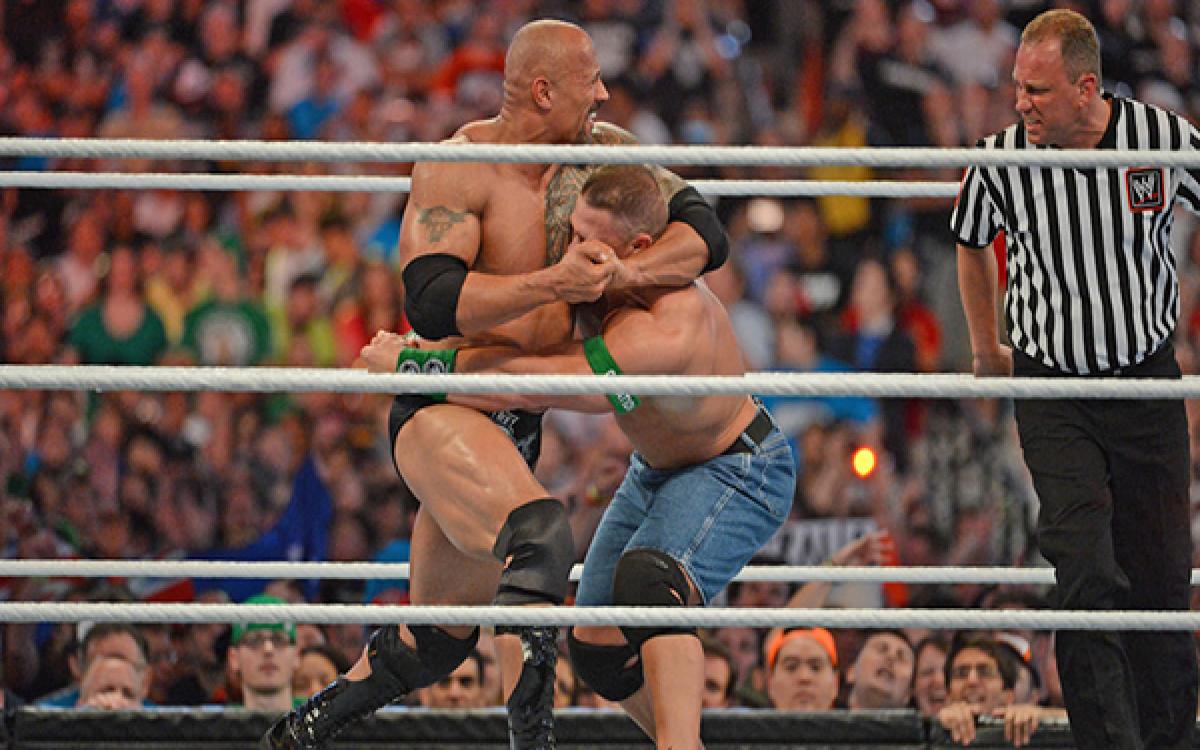john Cena y the rock 