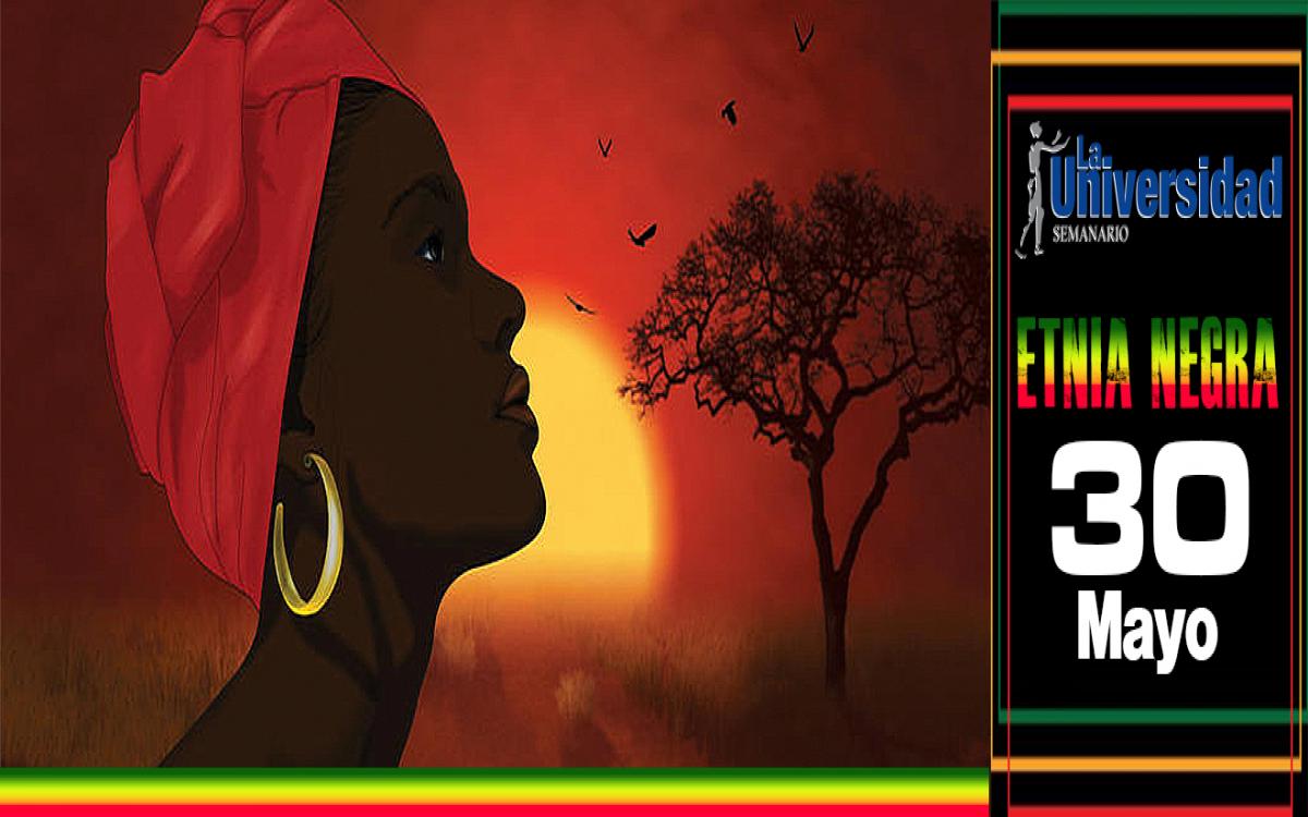 Flyer de etnia negra