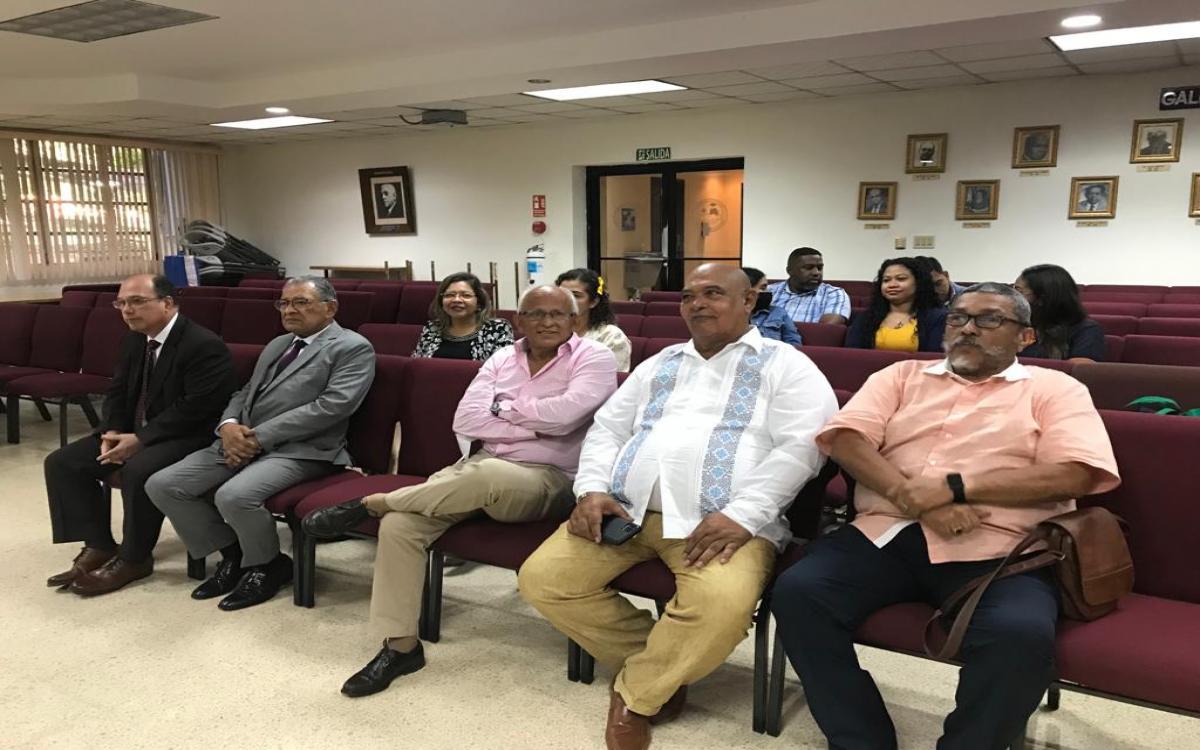 Profesores de la Escuela de Turismo Geográfico Ecológico y de Geografía.  Fotos: Mgter. Xenia Batista