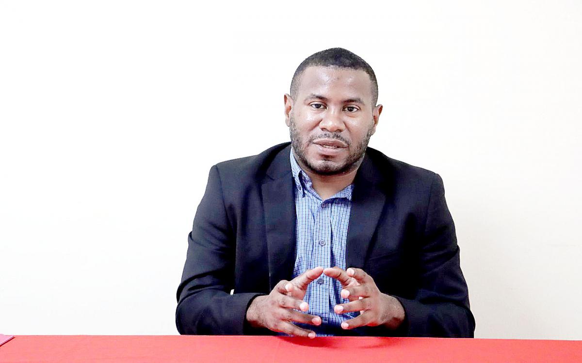 Mgter. Aarón Samuel Bracho Mosquera, investigador  del Instituto de Derechos Humanos, Justicia y Paz de la  Universidad de Panamá. 