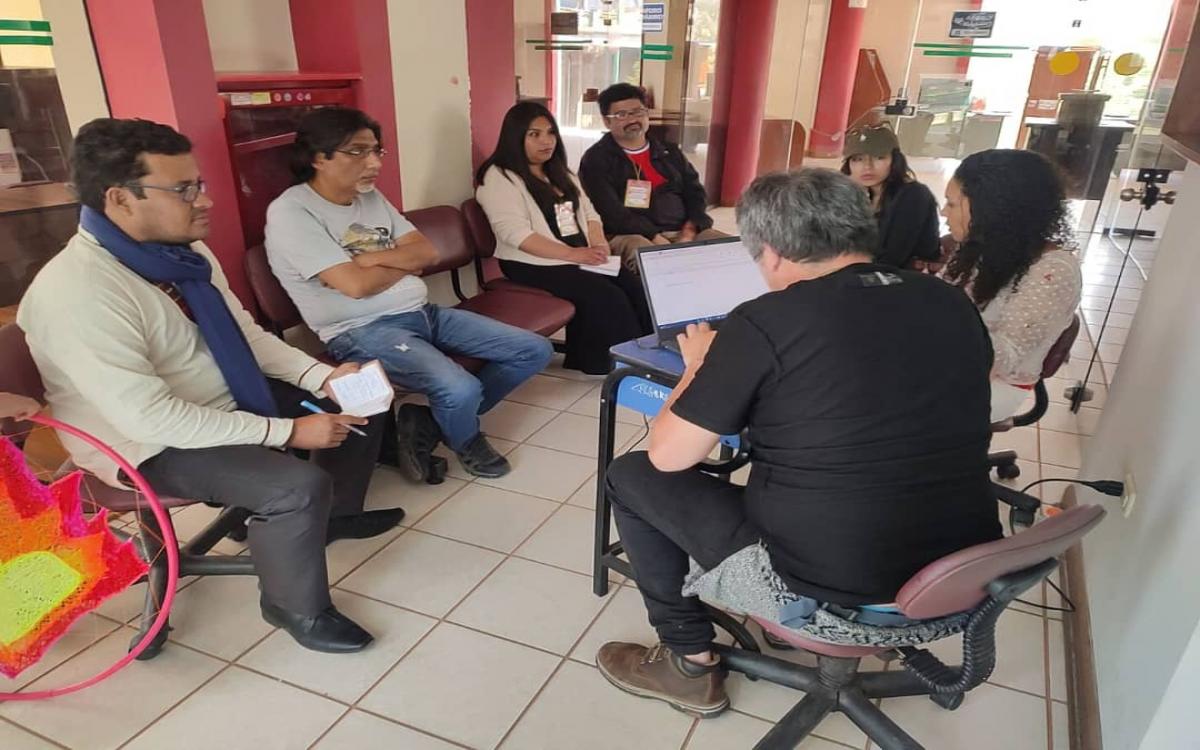 Participantes de América Latina en el V Congreso Latinoamericano de Cultura Viva  Comunitaria